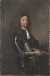 Philippe Florian de Palatinat Soulzbach, marechalisk kejserlig - Porträtt av Pfalzgreve Philip Florinus av Pfalz-Sulzbach (1630-1703), av Wuchters, Abraham (1610-1682). Olja på duk. Mått: 118x81 cm. Nationalmuseum Stockholm