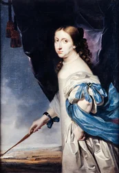 Porträtt av drottning Christina av Sverige 1626-1689, 1661