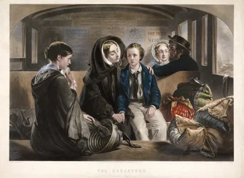 The Departure (andra klass), pub. 1857