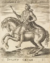 C. Julius Caesar från Twelve Caesars on Horseback, c1565-1587.