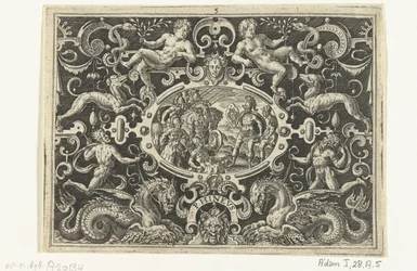Perseus visar sin Medusa-sköld för Phineus PHINEUS (titel på objekt)