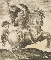 Sergius Galba från Twelve Caesars on Horseback, c1565-1587.