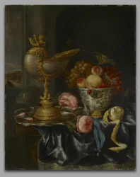 Bankett stilleben med Nautilus Cup