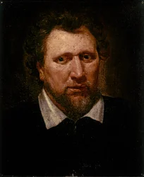 Benjamin JONSON, Porträtt ca 1617 (olja på duk)