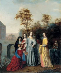 Finding of Moses (olja på duk)