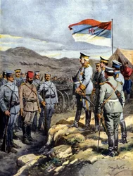 Balkankriget: kung Nikola I av Montenegro