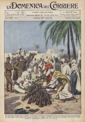 Med den italienska framryckningen mot Fezzan, cirka 600 kilometer i Libyens inland?