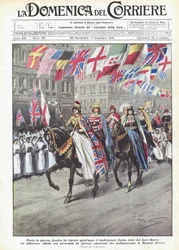 I slutet av kriget fick London i år tillbaka den traditionella processionen som kallas Lord Mayor