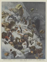 Smugglingens tragedi, snöstorm som överväldigar och dödar tio smugglare vid?