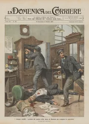 De fruktansvärda tragedierna, dödandet av bankkassören i Montreux för att råna bankfack