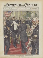 En anarkistisk bombning mot Mackinley på Buffalo Exposition