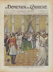 Den högtidliga ceremonin för prinsessan Jolanda-Margheritas födelseattest?