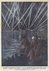 Bjöd ett spektakel av häpnadsväckande storhet flottans nattbelysning?