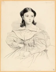 Porträtt av Mademoiselle Pacini