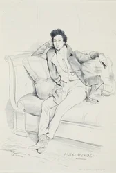 Porträtt av Alexandre Dumas