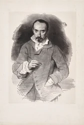 Självporträtt, 1800-talets andra kvartal.