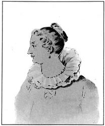 Sophie Hugo omkring 1816.