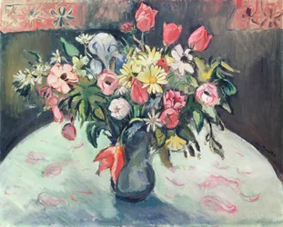 Tulpaner och Marguerites