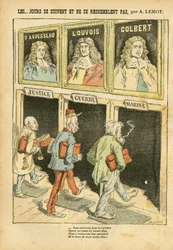 Illustration av Achille Lemot (1846-1909) i Le Pelerin