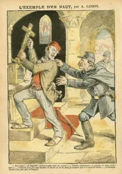 Illustration av Achille Lemot (1846-1909) i Le Pelerin