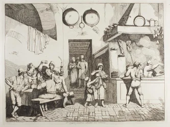 Improvisatören i en osteria