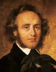 Porträtt av Felix Mendelssohn Bartholdy (Hamburg