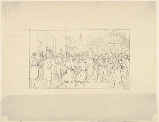 Val i Baltimore, november 1862 från Confederate War Etchings, 1861-63.