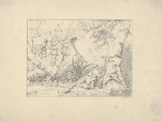 Vicksburg Canal från Confederate War Etchings, 1861-63.