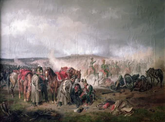 Greve Seinsheims död i slaget vid Borodino 1812, 1862