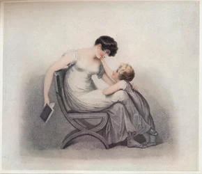 Mamma, Dont Make Me Beg in Vain, Please Read That Pretty Book Again, c1808