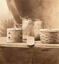 Native American Baskets av A.C. Vroman, ca 1898 (platinatryck)