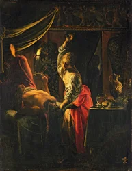 Judith och Holofernes (olja på duk)