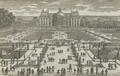 Utsikt över Vaux-Le-Vicomte, 1680-talet, 1680-talet.