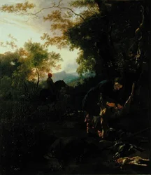 After the Chase (olja på duk)