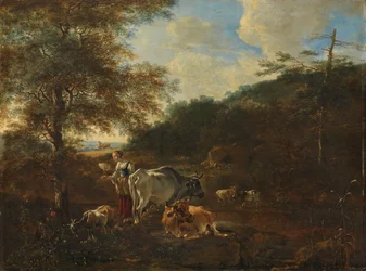 Landskap med boskap