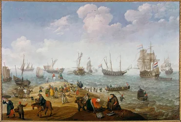 Fiskemålning av Adam Willaerts (1577-1664) 1600-talets privatsamling