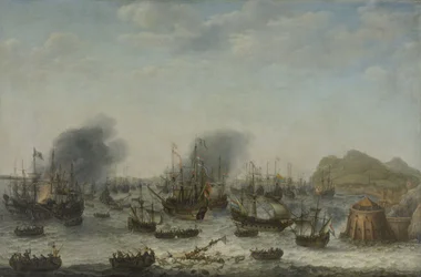 Sjöstrid nära Gibraltar den 25 april 1607, 1639
