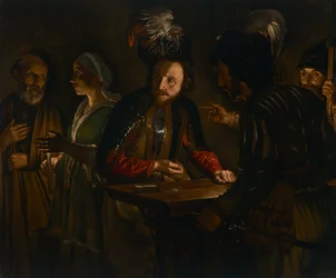 Sankt Petrus förnekande, ca 1627 (olja på duk)