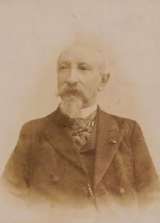Porträtt av tonsättaren Adam Münchheimer 1830-1904, ca. 1890.