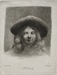Porträtt av Gerard Terborch.