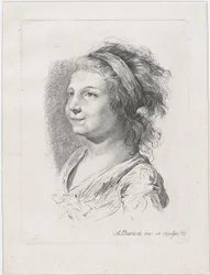 Porträtt av Maria Anna Schaubach, 1785.