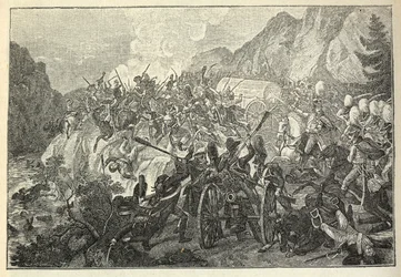 Slaget vid Katzbach den 26 augusti 1813.