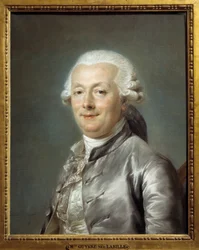 Porträtt av Jean Jacques Bachelier (1724-1806) fransk målare. Målning av Adelaide Labille-Guiard (Labille Guiard