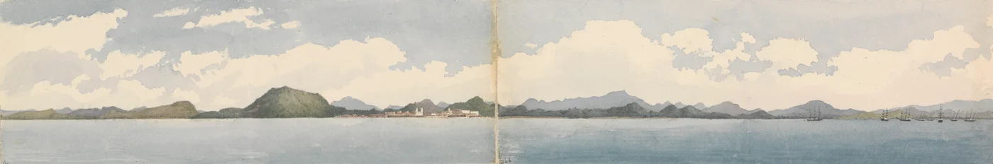 Panama, mars 1850 (akvarell)