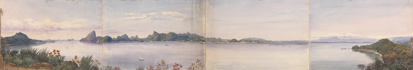 Panorama över Rio de Janeiro, Brasilien