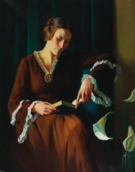 Porträtt av Anne Kayssler, 1924.