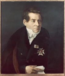 Porträtt av August Wilhelm von Schlegel