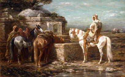 Vid brunnen, 1800-talet