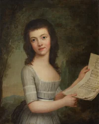 Porträtt av Mademoiselle Wittfooth, 1789