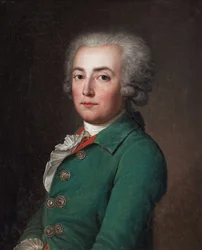 Porträtt av Stanislas Marie Adelaide, Comte de Clermont-Tonnerre (Clermont Tonnerre) (1757-1792) av Wertmuller, Adolf Ulrik (1751-1811) Privat samling